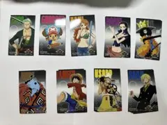 ワンピース100巻記念クリアしおり　エース　サボ　ロジャー　パンダマン　シュシュ ワンピース100巻記念クリアしおり エース サボ ロジャー パンダマン