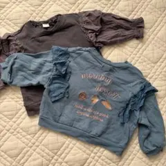 バースデイ　トレーナー　テータテート　80 2枚セット　まとめ売り