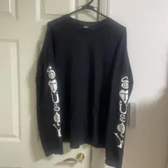 Stussy ブラック 長袖カットソー Lサイズ