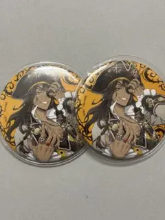 ツイステカフェ　缶バッジ　レオナ