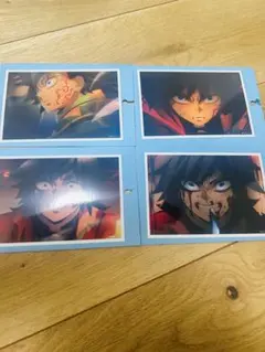 鬼滅の刃　富岡義勇　4枚　ブロマイドくじ