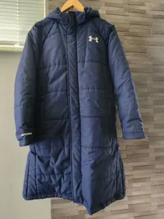 アンダーアーマー YXL ネイビー ベンチコート
