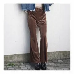 MURUA ムルーア ストレッチコーデュロイパンツ