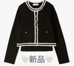 新品♡フリルトリムニットアンサンブル　セルフォード CELFORD カーディガン