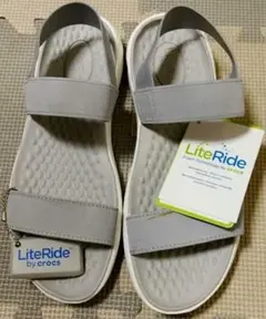 クロックス Crocs LiteRide スポーツサンダル グレー 25 新品のサムネイル