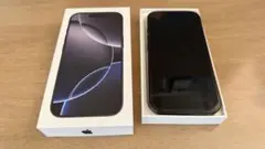 中古 Apple iPhone 16 Pro 1TB ブラックチタニウム