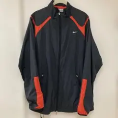 Nike ナイロンジャケット XL 黒/赤