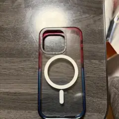 マグセーフ対応 グラデーションクリアケース