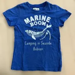 Bobson Tシャツ 120cm ブルー マリン柄のサムネイル