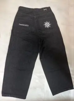 NOREMID デニムパンツ ブラック バギーパンツ ストリート　ほぼ新品
