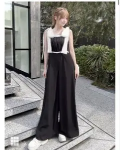 配色リボンロンパース[tg836]のサムネイル