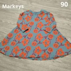 MARKET'S HOGAN 花柄長袖ワンピース