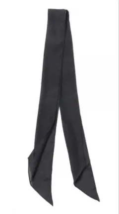 【新品】MARKAWARE SCARF SILK CHIFFON BLACK