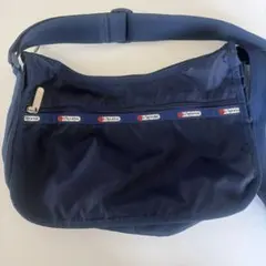 LeSportsac ショルダーバッグ ネイビー&レッド　紺赤レスポートサック