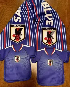 SAMURAI BLUE ニットマフラー 日本代表vsブラジル - メルカリ