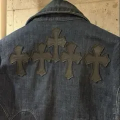 極美品 Chrome Hearts セメタリークロス デニム カバーオール Sのサムネイル
