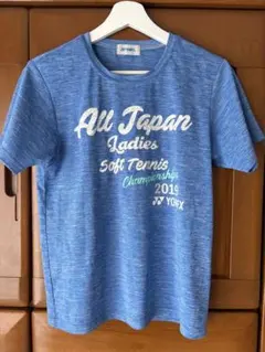 YONEX 青 レディースLサイズ Tシャツ 2019