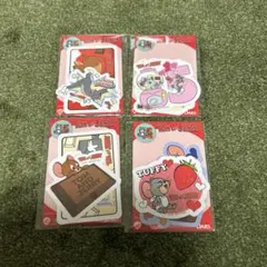 セブンイレブン　トムとジェリー　ステッカー コンプリート4種類セット