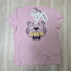 KENZO トラプリント Tシャツ Mサイズ ピンク　新品未使用　少し汚れあり