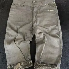 Subciety ショートパンツ グレー Lサイズ ペイズリー柄 J9のサムネイル