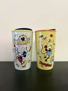 カリフォルニアディズニーランド限定スターバックス 陶器タンブラーセット新品未使用