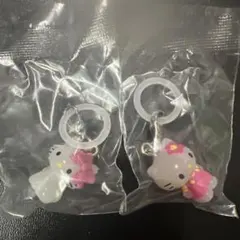 ハローキティ めじるしアクセサリー　お花 ver. チャーミーキティ　ガチャ