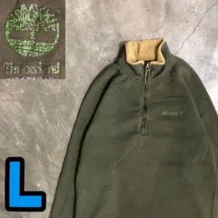 5T7607 Timberland ハーフジップ　アウトドア　古着