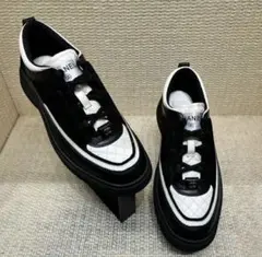 国内未入荷⭐︎CHANEL スニーカー スエード ラムスキン 27cm⭐︎限定品のサムネイル