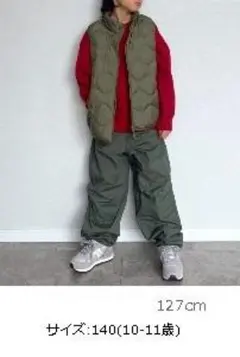UNIQLO/ユニクロ　ウォームイージーパンツ　サイズ140　男女兼用のサムネイル