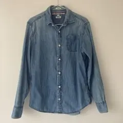 古着　Tommy Hilfiger トミーヒルフィガー　デニムシャツ Mサイズ