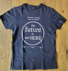 DIESEL ブラック Tシャツ メッセージプリント