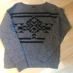 GAP 幾何学模様 ニットセーター S
