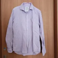 FLANDERS LINEN ラベンダー 長袖シャツ