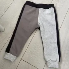 【新品・タグ付】カラーブロックパンツ 95cm 裏起毛