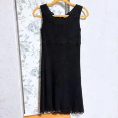 値下中　L'EST ROSE ブラック ノースリーブ ワンピース