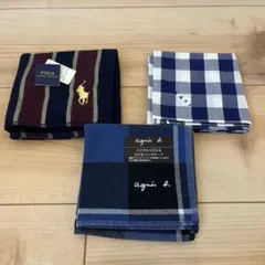 【新品3枚】POLO Ralph Lauren ハンカチセット