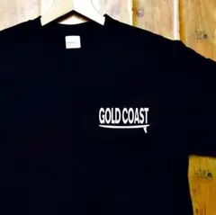 新品 胸ロゴ 黒T サーフ GOLD COAST オーストラリア 綿100 XL