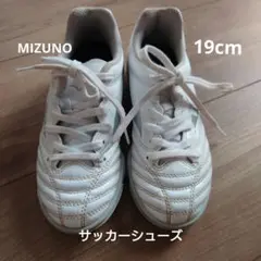 Mizuno Monarcida サッカーシューズ スパイク ホワイト19センチ