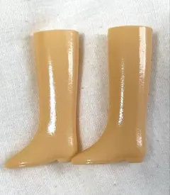 復刻初代リカちゃん【pb'-factory】ブーツ　アイボリー　クリーム色