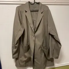 ベージュ テーラードジャケット Fサイズ