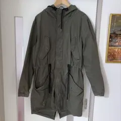 H&M divided モッズコート ミリタリー　カーキ M