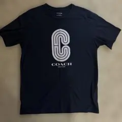 COACH コーチ Tシャツ ブラック ロゴプリント