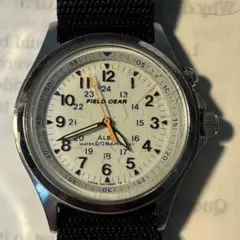 アルバ フィールドギア V671-6001 完動品　風防傷多数 NATOベルト