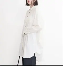 期間限定お値下げ 金子彩さん着用　AEWENMATOPH ビッグシャツ　ホワイト