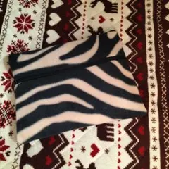 【JILL STUART】ゼブラ柄ミニブランケット＆ポーチ