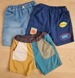 ムージョンジョン　ハーフパンツ 3点セット