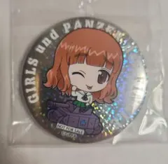 ガールズ&パンツァー 비매품 缶バッジ 武部沙織