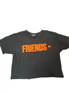 VLONE FRIENDS Tシャツ ブラック オレンジのサムネイル