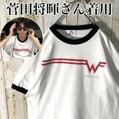 90s WEEZER ヴィンテージ　リンガー　バンドTシャツ　菅田将暉着 菅田将暉着用 1995年製 weezer ウィーザー ヴィンテージ Tシャツ