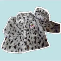⭐️タイムセール⭐️韓国子供服❤︎ヒスミニ豹柄毛皮コート＆帽子セット❤︎のサムネイル